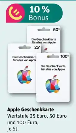 nahkauf Apple Geschenkkarte Angebot