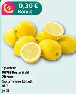 nahkauf REWE Beste Wahl Zitrone Angebot