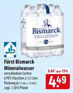 Famila Nord Ost Fürst Bismarck Mineralwasser Classic Angebot