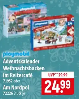 Famila Nord Ost Playmobil Adventskalender Weihnachtsbacken im Reitercafé Angebot