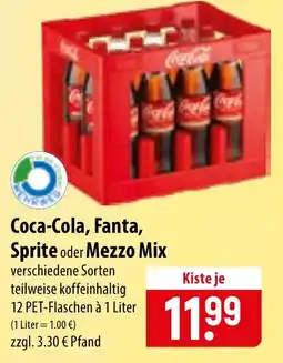 Famila Nord Ost Coca-Cola, Fanta, Sprite oder Mezzo Mix Angebot
