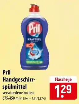 Famila Nord Ost Pril Handgeschirrspülmittel Angebot