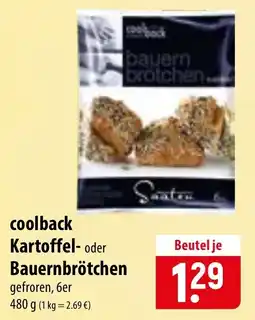 Famila Nord Ost coolback Kartoffel- oder Bauernbrötchen Angebot