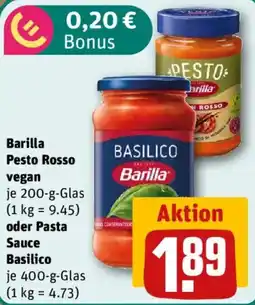 nahkauf Barilla Pesto Rosso vegan Angebot