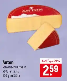 Famila Nord Ost Anton Schweizer Hartkäse Angebot