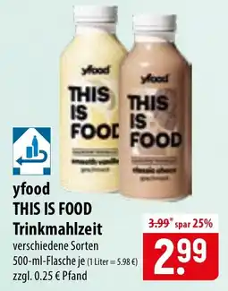 Famila Nord Ost yfood THIS IS FOOD Trinkmahlzeit Angebot