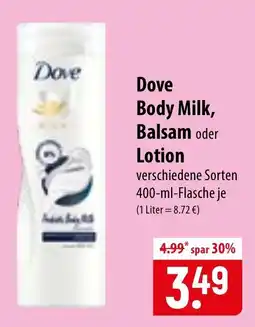 Famila Nord Ost Dove Body Milk Angebot