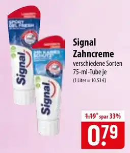Famila Nord Ost Signal Zahncreme Angebot