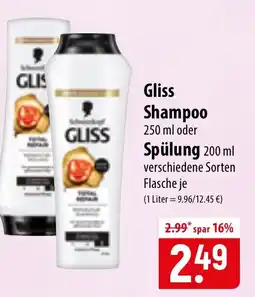 Famila Nord Ost Gliss Shampoo Angebot