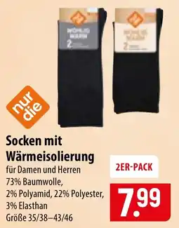 Famila Nord Ost Socken mit Wärmeisolierung Angebot