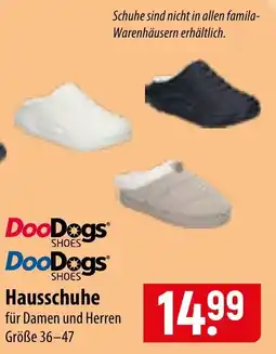 Famila Nord Ost DooDogs Hausschuhe Angebot