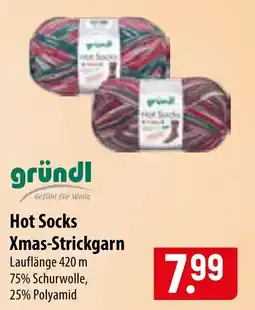 Famila Nord Ost gründl Hot Socks Xmas-Strickgarn Angebot