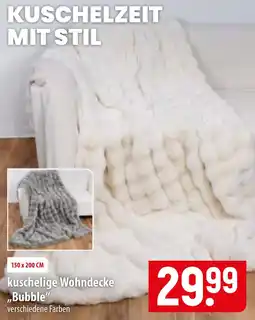 Famila Nord Ost kuschelige Wohndecke "Bubble" Angebot