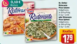 nahkauf Dr. Oetker Ristorante Pizza Salame Angebot