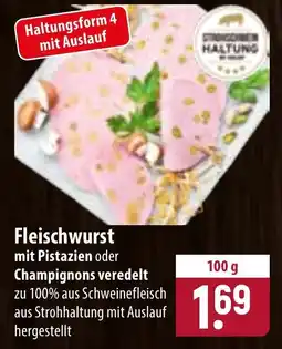 Famila Nord Ost Fleischwurst mit Pistazien oder Champignons veredelt Angebot