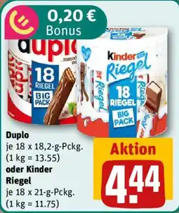 nahkauf Duplo Kinder Riegel Angebot