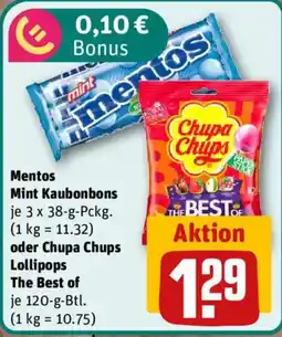 nahkauf Mentos Mint Kaugummi Angebot