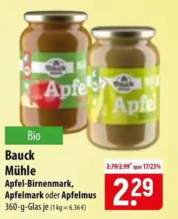 Famila Nord Ost Bauck Mühle Apfel-Birnenmark Angebot