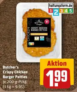 nahkauf Butcher's Crispy Chicken Burger Patties Angebot
