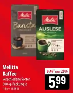 Famila Nord Ost Melitta Kaffee Angebot