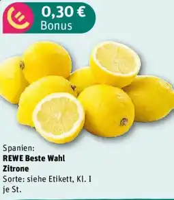 REWE REWE Beste Wahl Zitrone Angebot