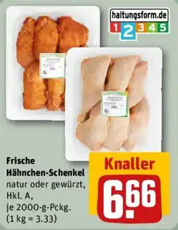 REWE Frische Hähnchen-Schenkel Angebot