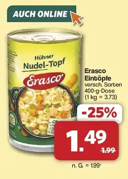 Famila Nord West Erasco Hühner Nudel-Topf Angebot