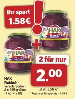 Famila Nord West HAK Rotkohl Angebot