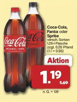 Famila Nord West Coca-Cola, Fanta oder Sprite Angebot