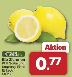 Famila Nord West NATURWERT Bio Bio Zitronen Angebot