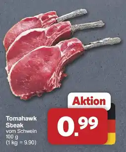 Famila Nord West Tomahawk Steak vom Schwein Angebot