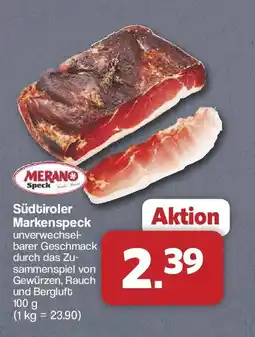 Famila Nord West MERANO Speck Südtiroler Markenspeck Angebot
