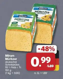 Famila Nord West Milram Müritzer deutscher Schnittkäse Angebot