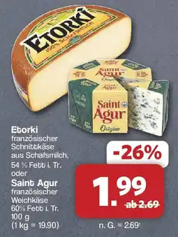 Famila Nord West Etorki französischer Schnittkäse aus Schafsmilch Angebot