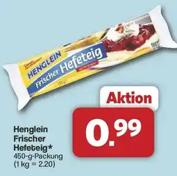 Famila Nord West Henglein Frischer Hefeteig Angebot