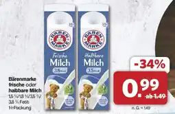Famila Nord West Bärenmarke Milch Angebot