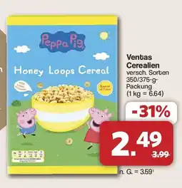Famila Nord West Peppa Pig Honey Loops Cereal Angebot