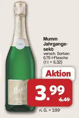 Famila Nord West Mumm Jahrgangs-sekt Angebot