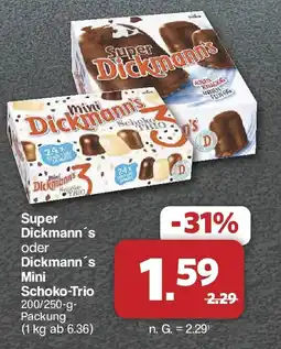 Famila Nord West Super Dickmann's oder Dickmann's Mini Schoko-Trio Angebot