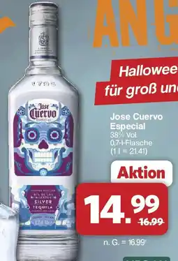 Famila Nord West Jose Cuervo Especial Silver Tequila Angebot
