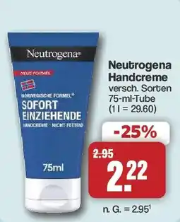 Famila Nord West Neutrogena Handcreme Angebot