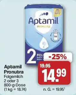 Famila Nord West Aptamil Pronutra Folgemilch Angebot