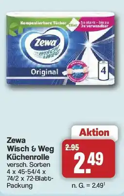 Famila Nord West Zewa Wisch & Weg Küchenrolle Angebot