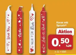 Famila Nord West Kerze mit Spruch Angebot