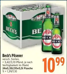 inkoop Beck's Pilsener Angebot
