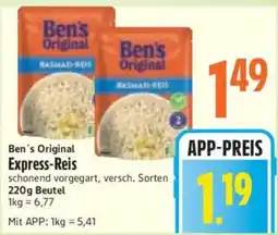 inkoop Ben's Original Express-Reis Angebot