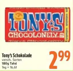 inkoop Tony's Schokolade Angebot