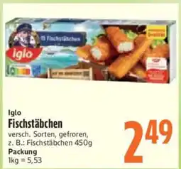 inkoop Iglo Fischstäbchen Angebot