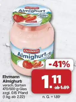 Famila Nord West Ehrmann Almighurt Angebot