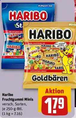 REWE Haribo Fruchtgummi Minis Angebot